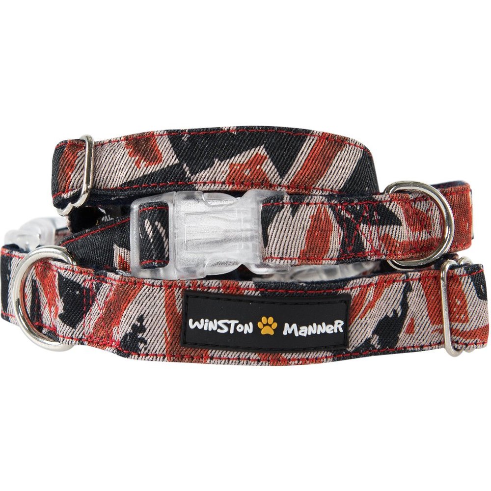 Winston Manner Designer Dog Collar in Hipster
